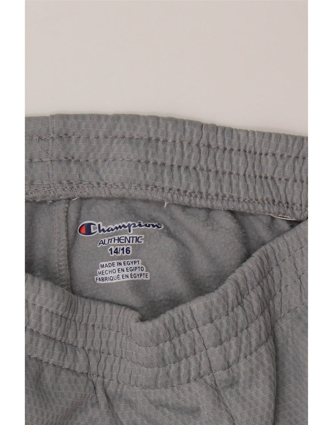 CHAMPION Boys Tracksuit Trousers 14-15 Years  Grey Colourblock Polyester Vintage Champion and Second-Hand Champion from Messina Hembry 