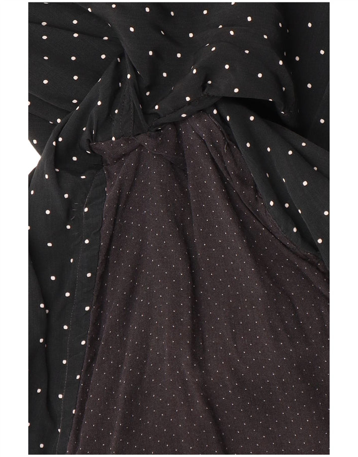 TIPO' S Herren Kurzarmhemd XL Schwarz gepunktet