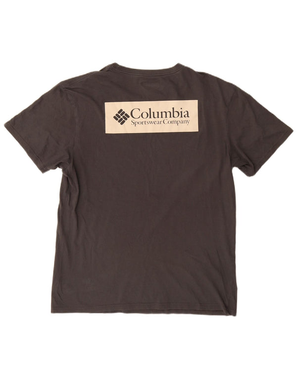 Columbia Herren-T-Shirt mit Grafik, groß, aus grauer Baumwolle