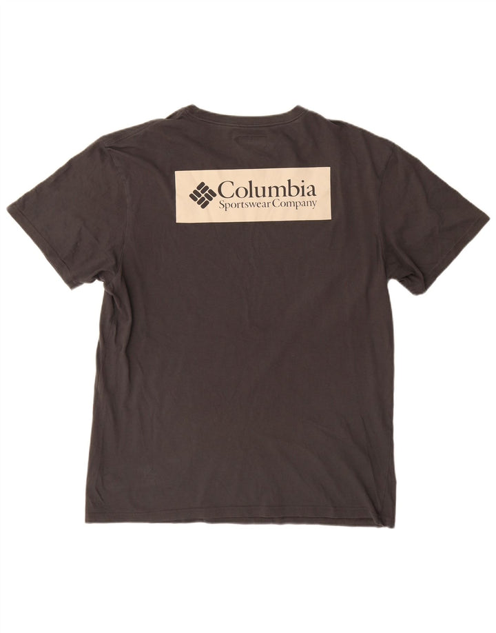 Columbia Herren-T-Shirt mit Grafik, groß, aus grauer Baumwolle