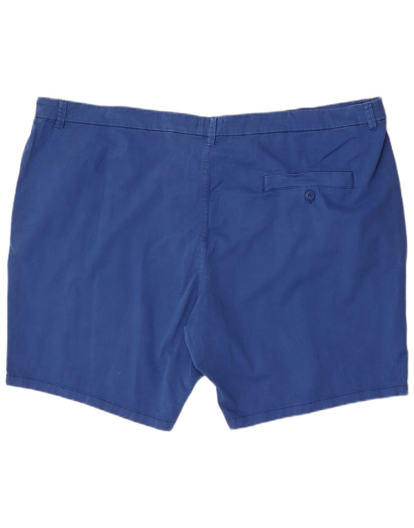French Connection Herren Chino-Shorts W48 4XL Blaue Baumwolle