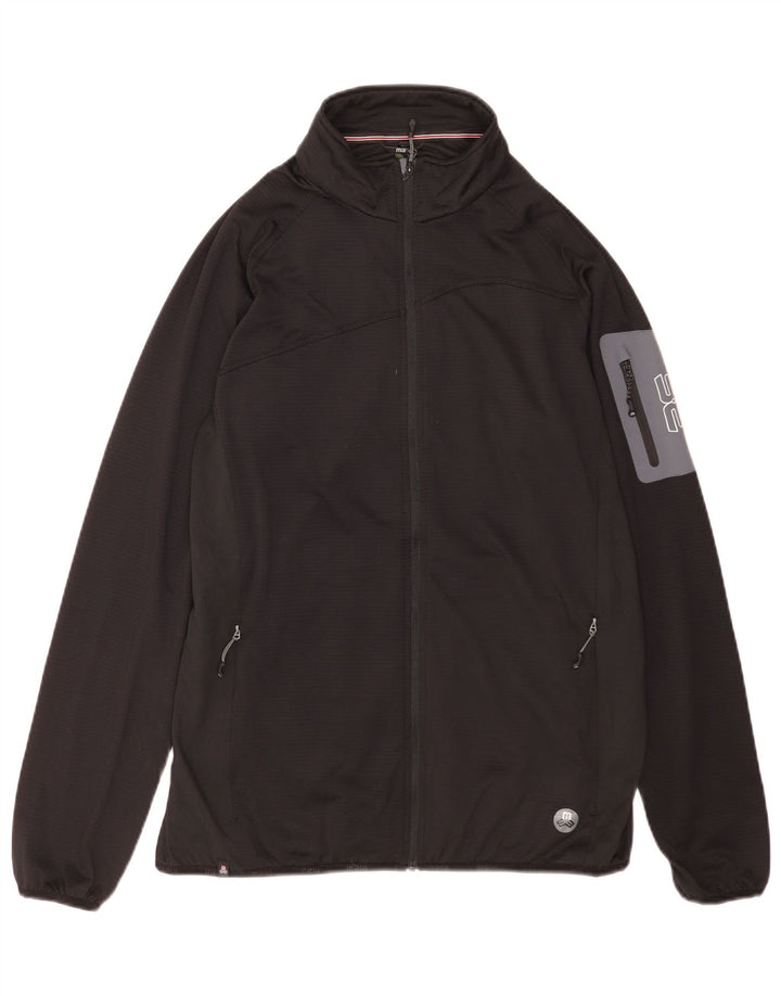 Maul Herren-Trainingsanzugoberteil, Jacke, Größe 54, XL, Schwarz, Colourblock-Polyester