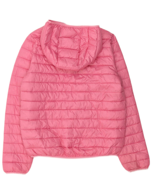 CHAMPION Wattierte Jacke mit Kapuze für Mädchen, 15–16 Jahre, 2XL, Rosa, Polyester