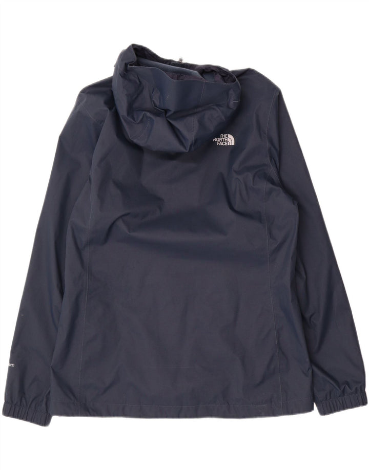 The North Face Damen-Regenjacke mit Kapuze, UK 16, Größe L, marineblaues Nylon