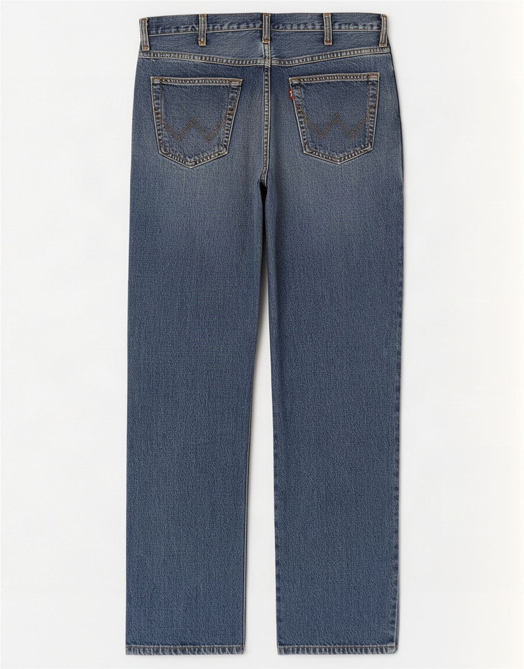 Wrangler Herren Texas Straight Jeans W36 L32 Blaue Baumwolle