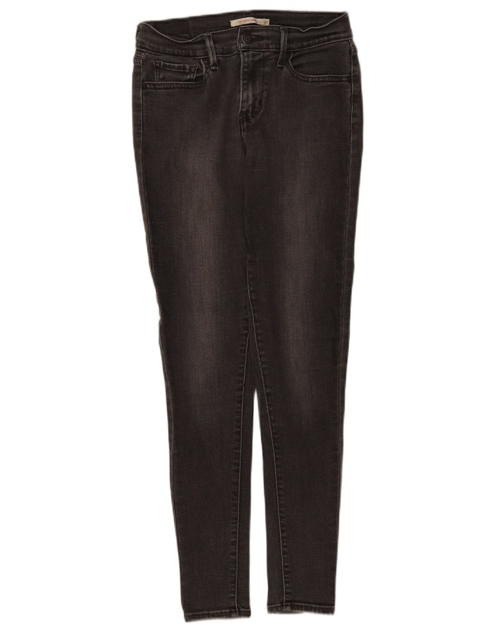 Levi's Damen 710 Super Skinny Jeans W27 L30 Schwarz