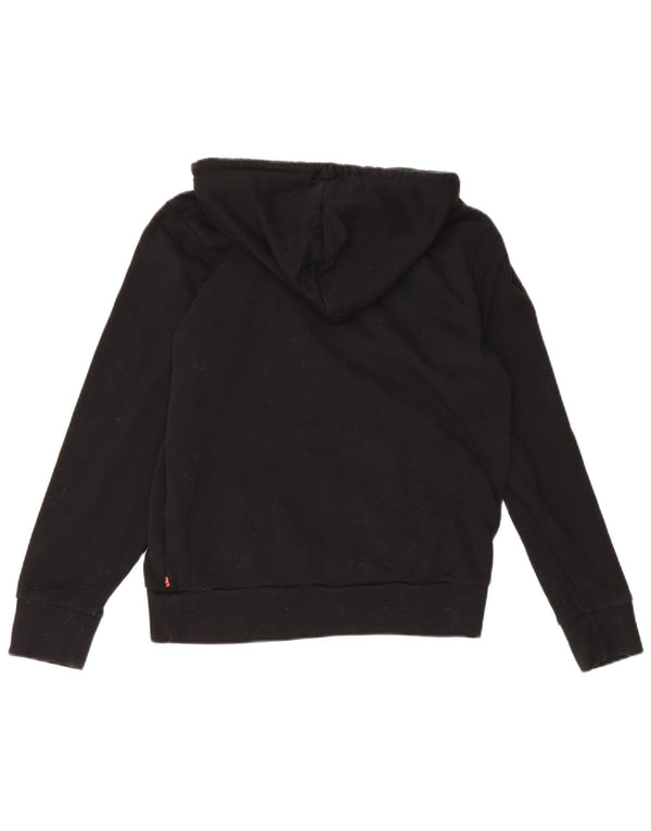 Levi's Damen-Kapuzenpullover mit Grafik, UK 14, mittelschwarz, Baumwolle