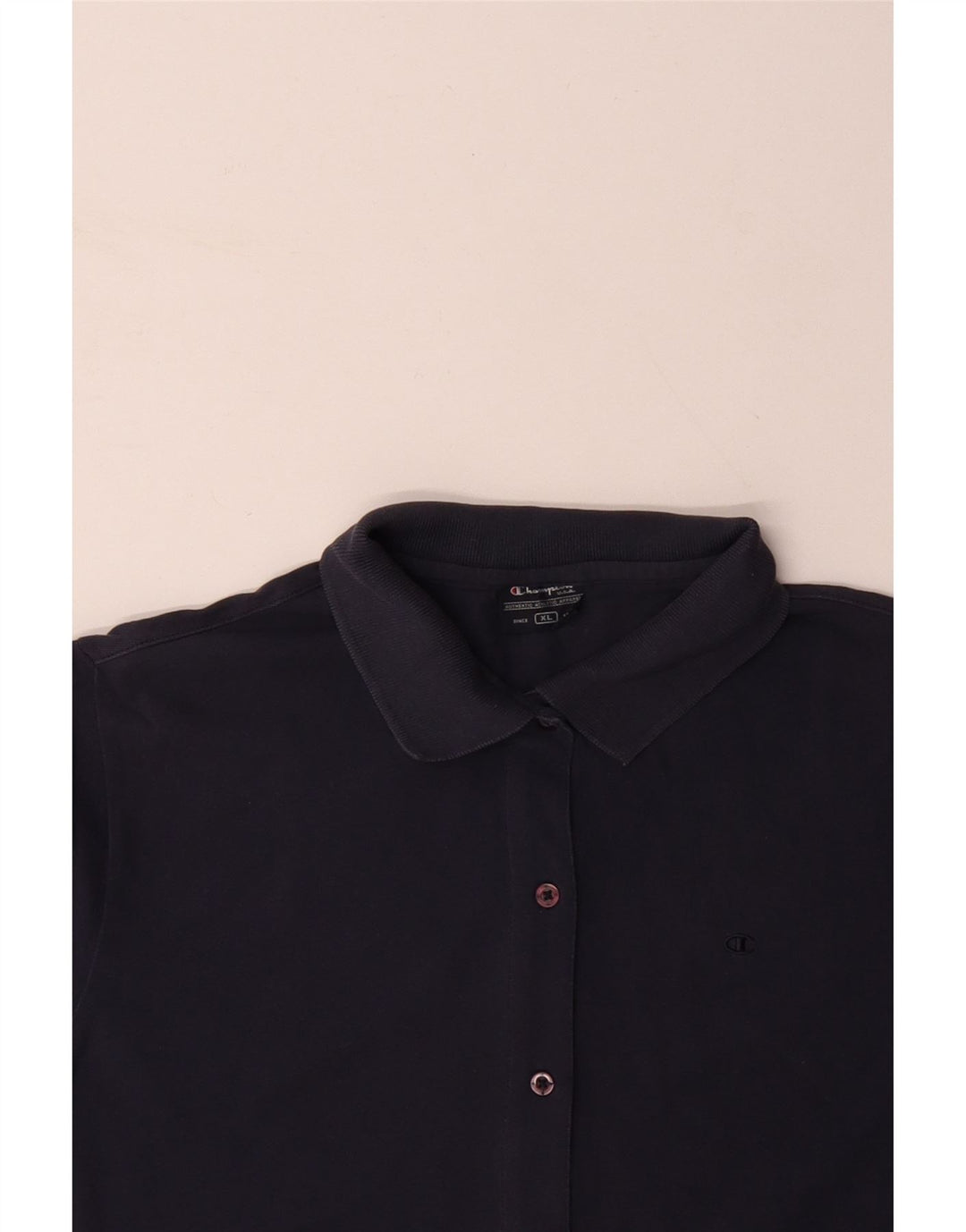 CHAMPION Damen Kurzarm-Hemdbluse UK 18 XL Marineblau