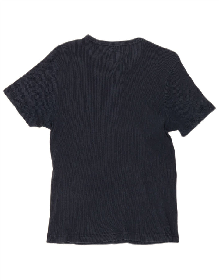 Levi's Damen T-Shirt Top UK 14 Large Marineblau