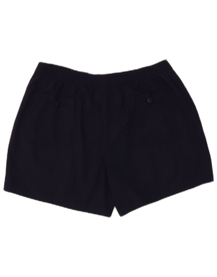 Vintage Herren Chino Shorts W30 Medium Marineblau Polyester