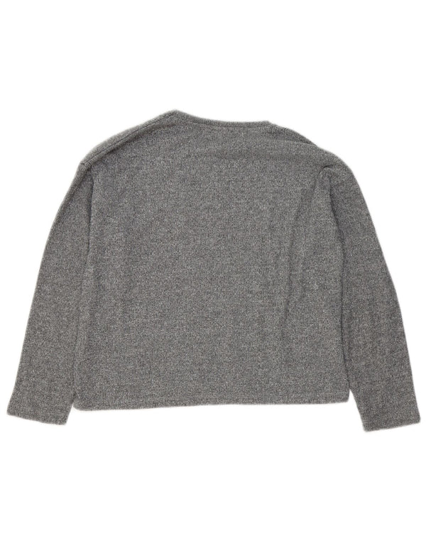 Zara Langarmshirt mit Grafik für Mädchen, 11–12 Jahre, graues Polyester