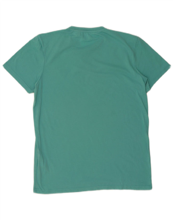 LYLE & SCOTT Herren T-Shirt Top Medium Türkis Baumwolle