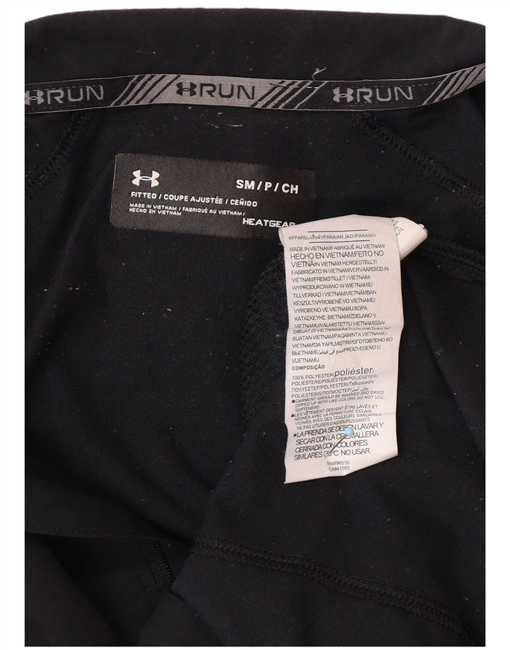 UNDER ARMOUR Herren Heat Gear Trainingsanzug Top Jacke Small Schwarz Polyester
