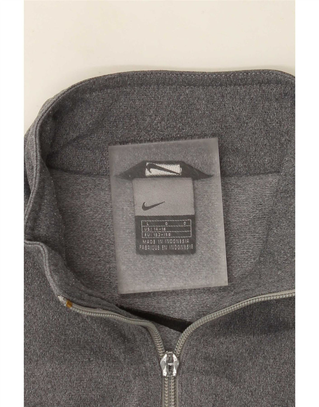 Nike Jungen Grafik-Trainingsanzug-Top-Jacke, 12–13 Jahre, groß, grau gefleckt