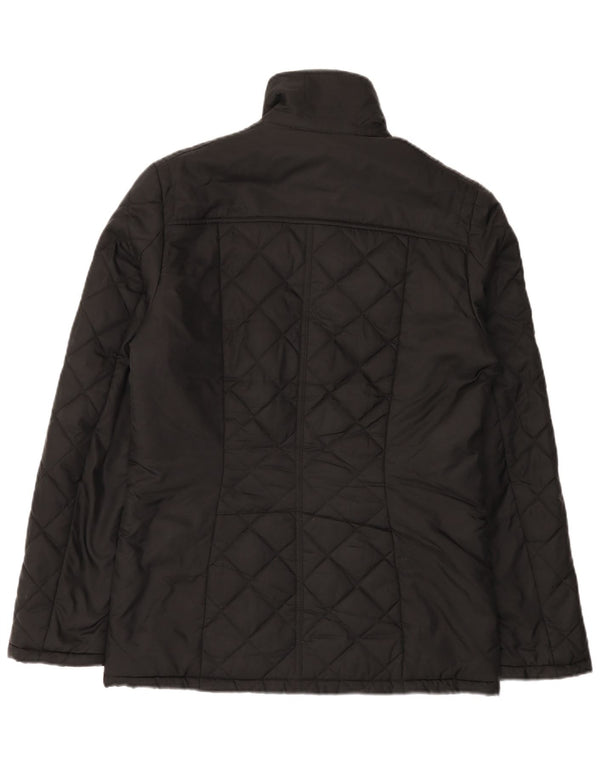 Reiss Herren Steppjacke UK 36 Small Schwarz Nylon