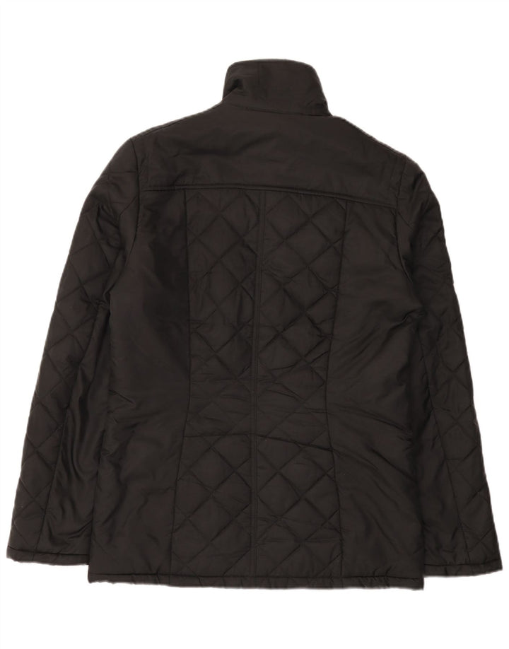 Reiss Herren Steppjacke UK 36 Small Schwarz Nylon