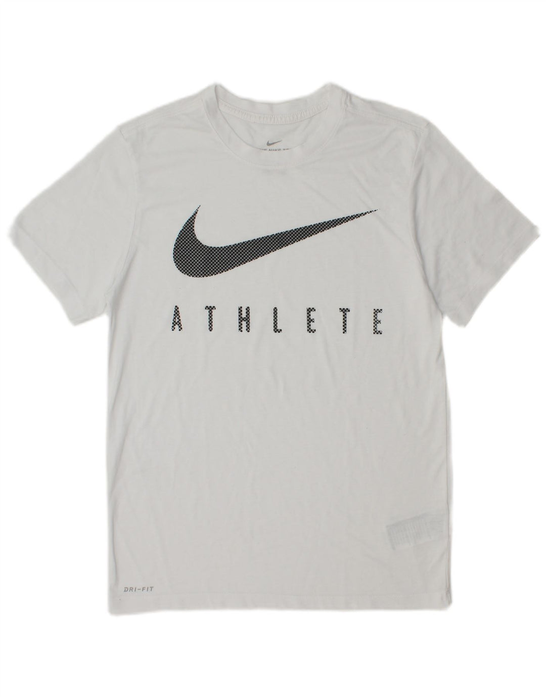 Nike Herren Dri Fit Graphic T-Shirt Top Small Weiß Polyester