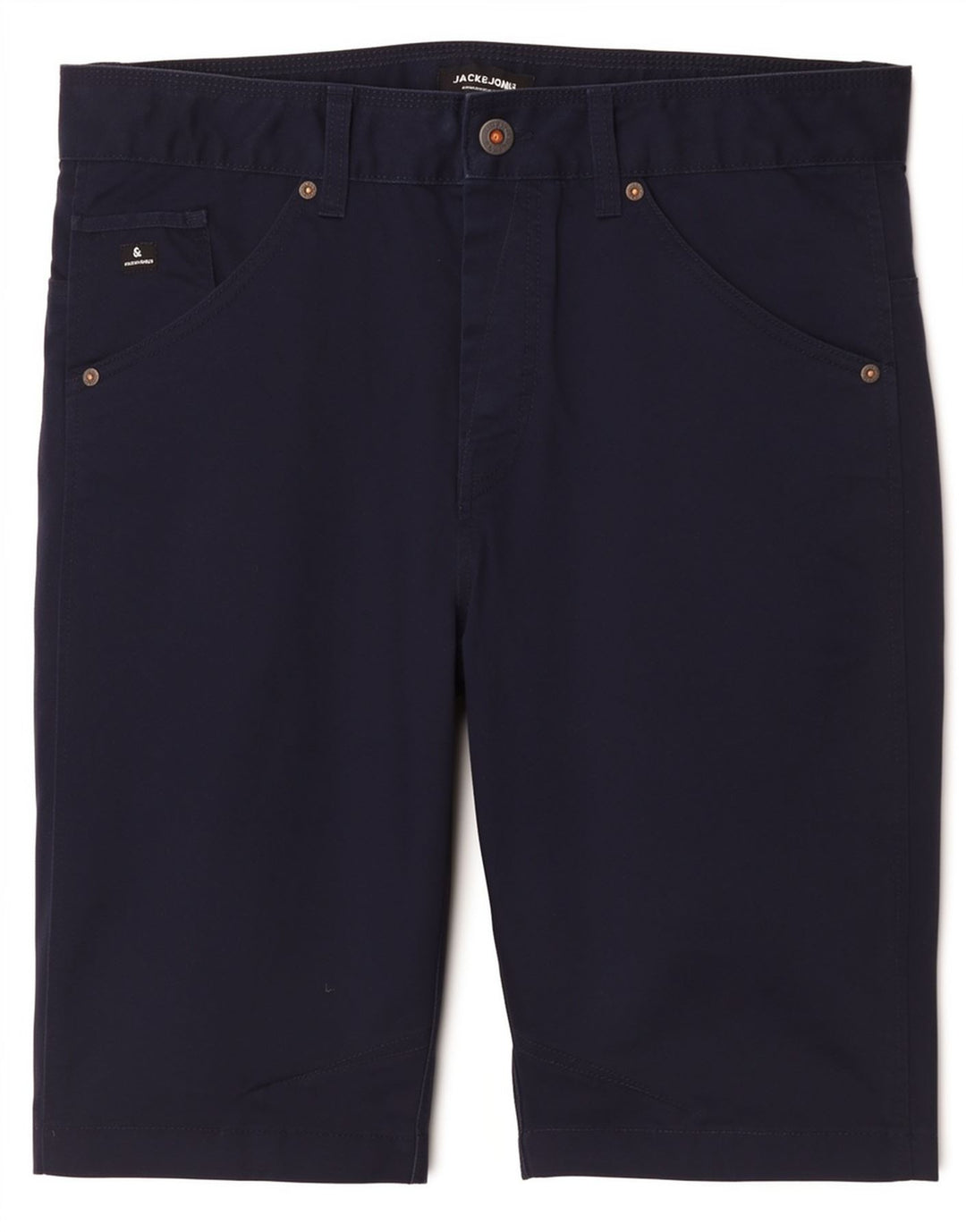 Jack & Jones Herren-Chinoshorts, Größe L, W34, Marineblau, Polyester