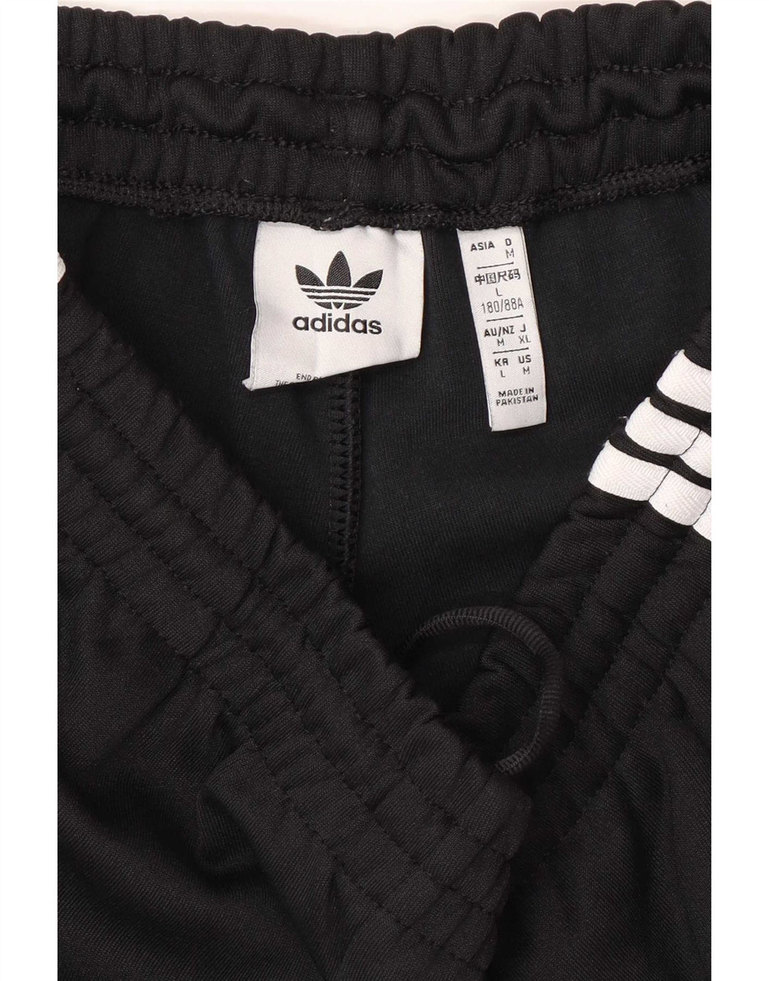 Adidas Herren-Trainingshose, Jogginghose, Größe L, Schwarz, Polyester