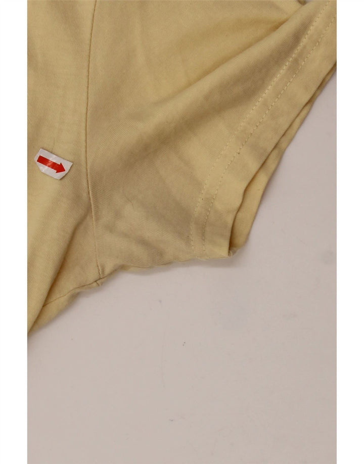 LYLE & SCOTT Herren T-Shirt Top Small Gelb Baumwolle
