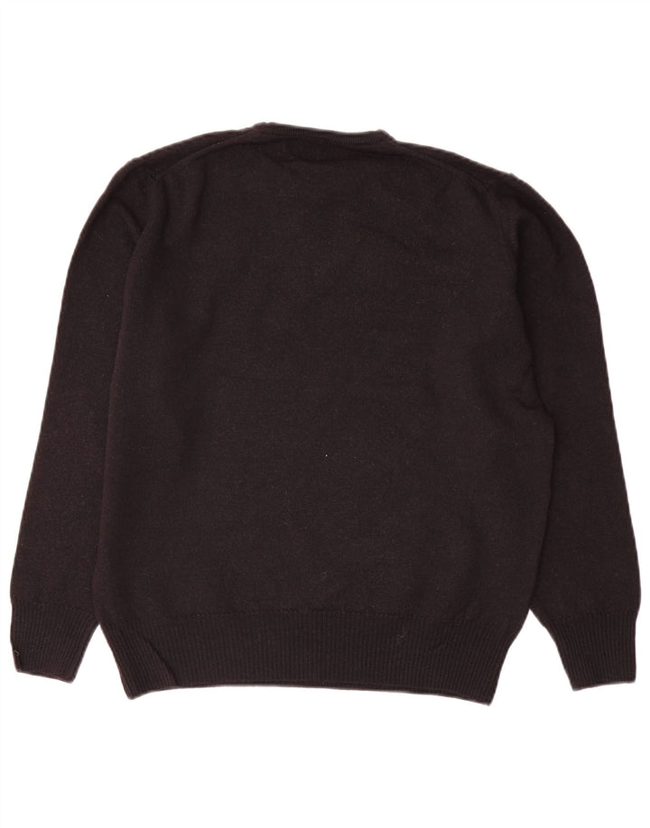 Zara Herren-Pullover mit Rundhalsausschnitt, XL, Schwarz