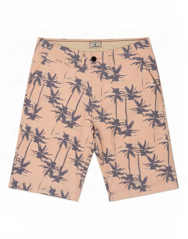 Jack & Jones Herren-Chinoshorts mit Grafik, Größe M, W31, Rosa, Baumwolle
