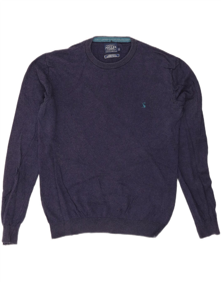 JOULES Mens Crew Neck Jumper Sweater Small Navy Blue Cotton