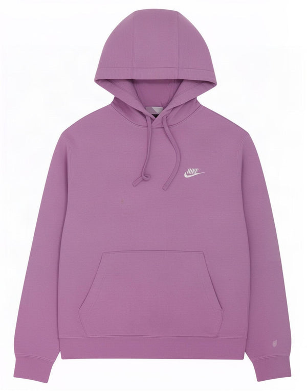 Nike Mens Hoodie Jumper Large Purple Cotton