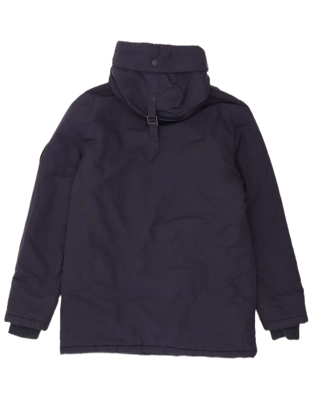 Superdry Herren-Parka mit Kapuze, UK 40, Größe L, marineblaues Nylon