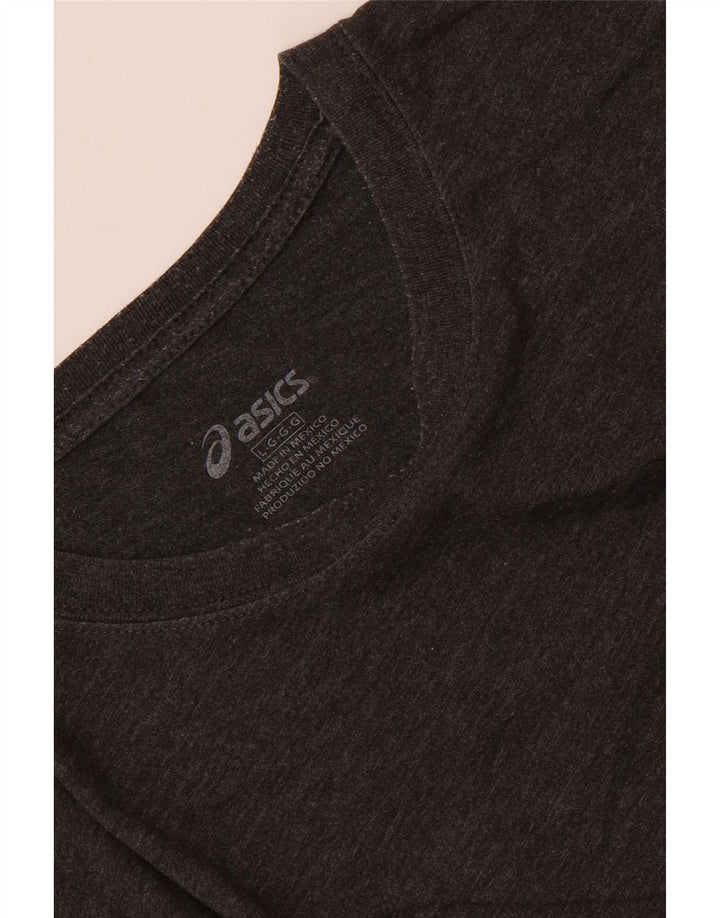 Asics Herren Grafik T-Shirt Top Large Grau