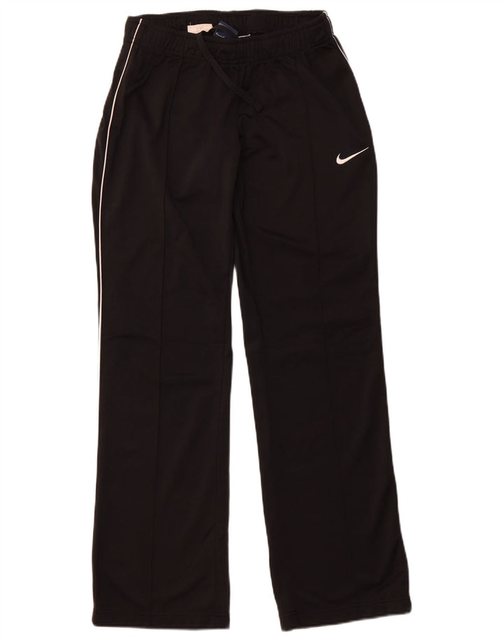 Nike Damen-Trainingshose UK 12 Mittelschwarzes Polyester