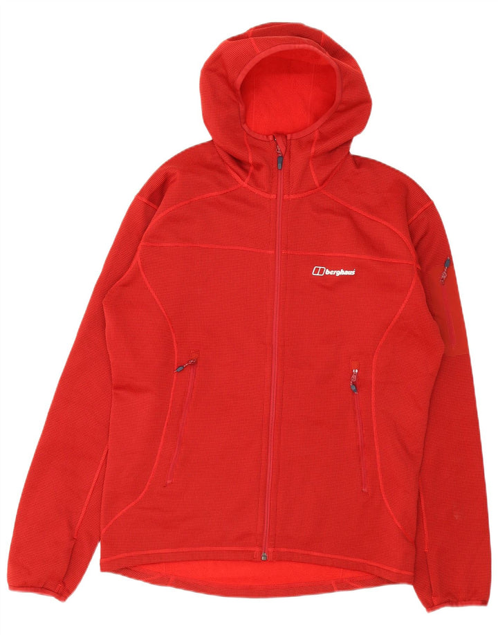 Berghaus Herren-Trainingsanzug mit Kapuze, Jacke, groß, rot gepunktet