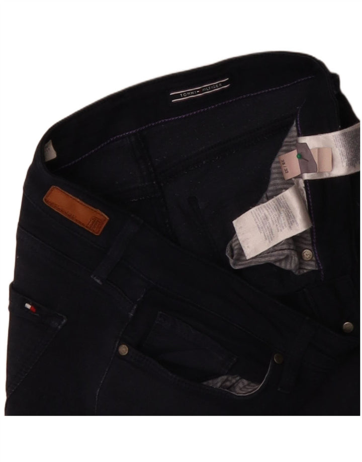 TOMMY HILFIGER Damen Como LW Skinny Jeans W28 L32 Marineblau Baumwolle