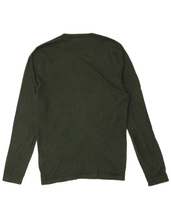 Zara Herren Top Langarm Small Grün