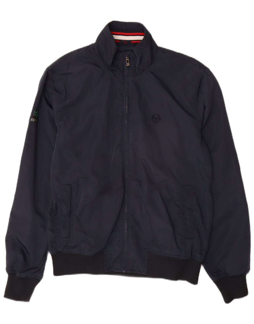 SERGIO TACCHINI Herren Bomberjacke IT 48 Medium Marineblau Polyester