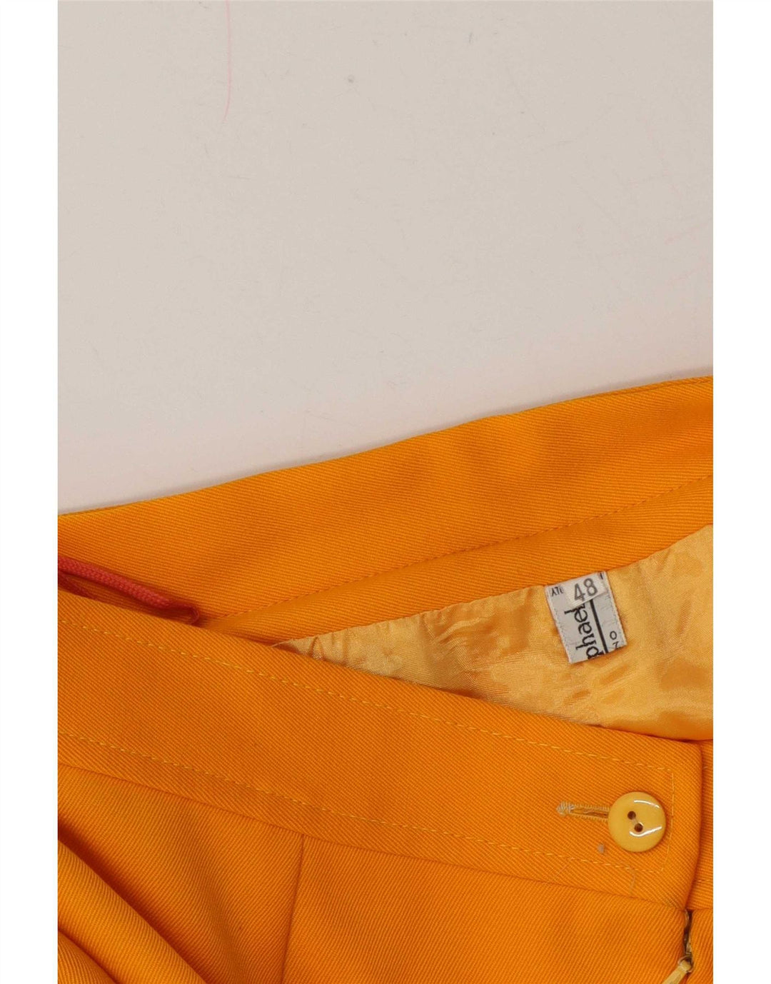 Vintage Damen A-Linienrock W30 Mittelorange Wolle