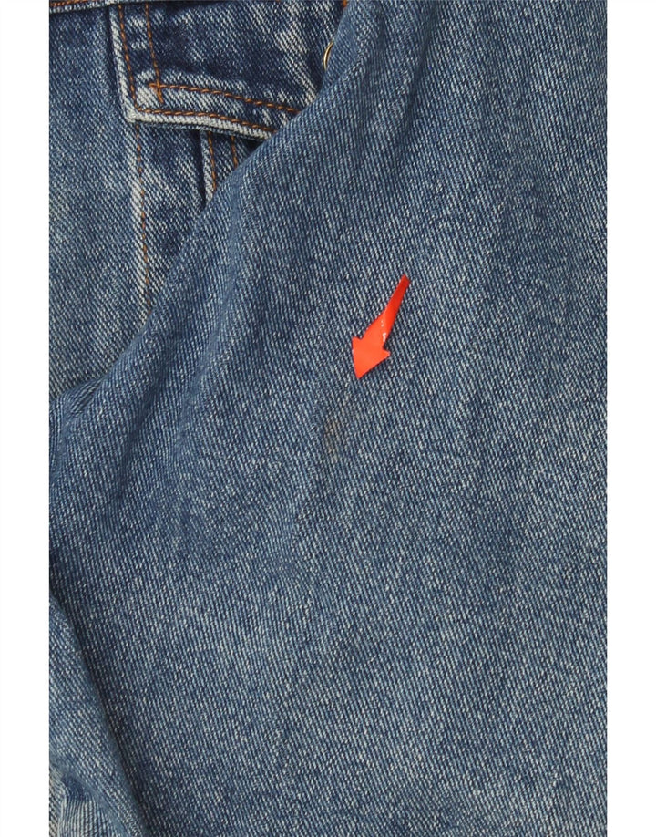 CHAPS Herren Jeansjacke UK 38 Mittelblaue Baumwolle