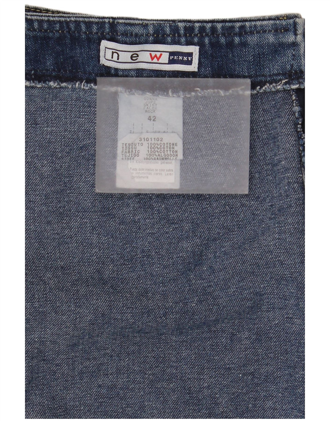 New Penny Damen-Jeansrock, mittelgroß, W28, blaue Baumwolle