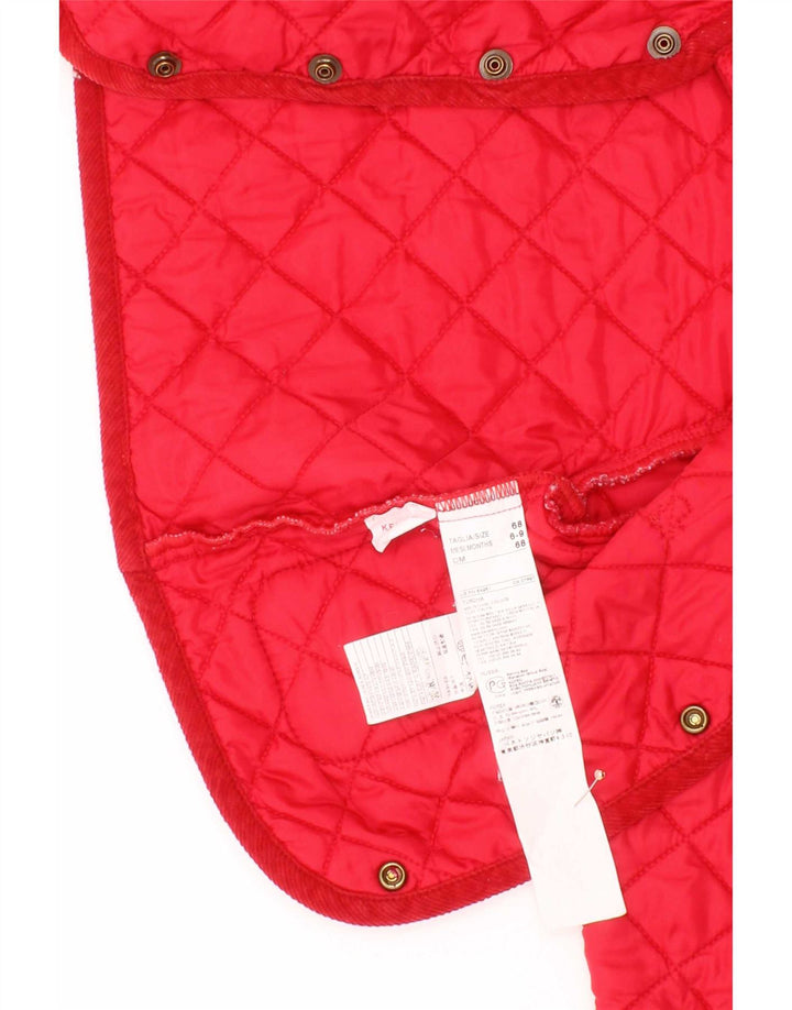 Benetton Steppjacke für Jungen, 6–9 Monate, Rot, Polyamid