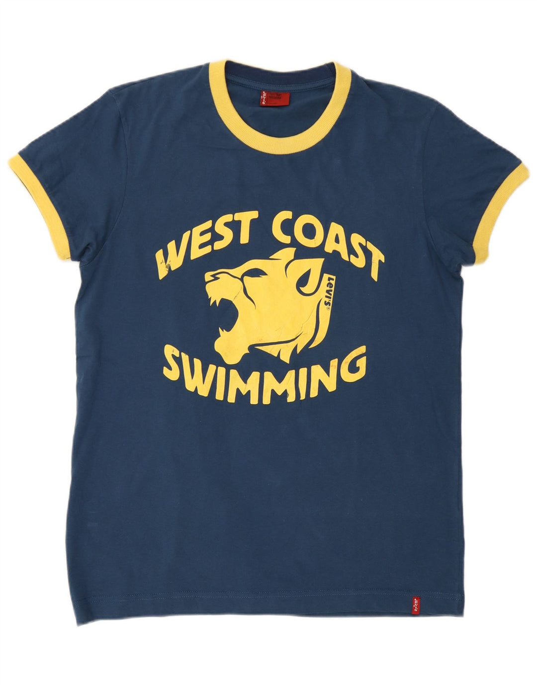 Levi's Herren-T-Shirt mit Grafik, mittelmarineblaue Baumwolle