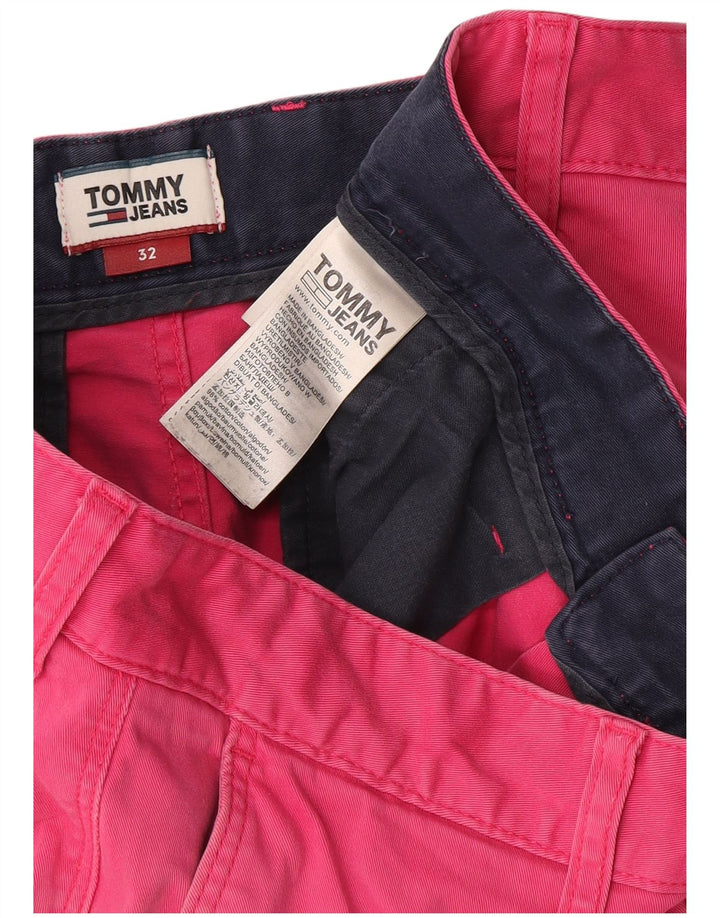 Tommy Hilfiger Herren Chinoshorts W32 mittelrosa Baumwolle