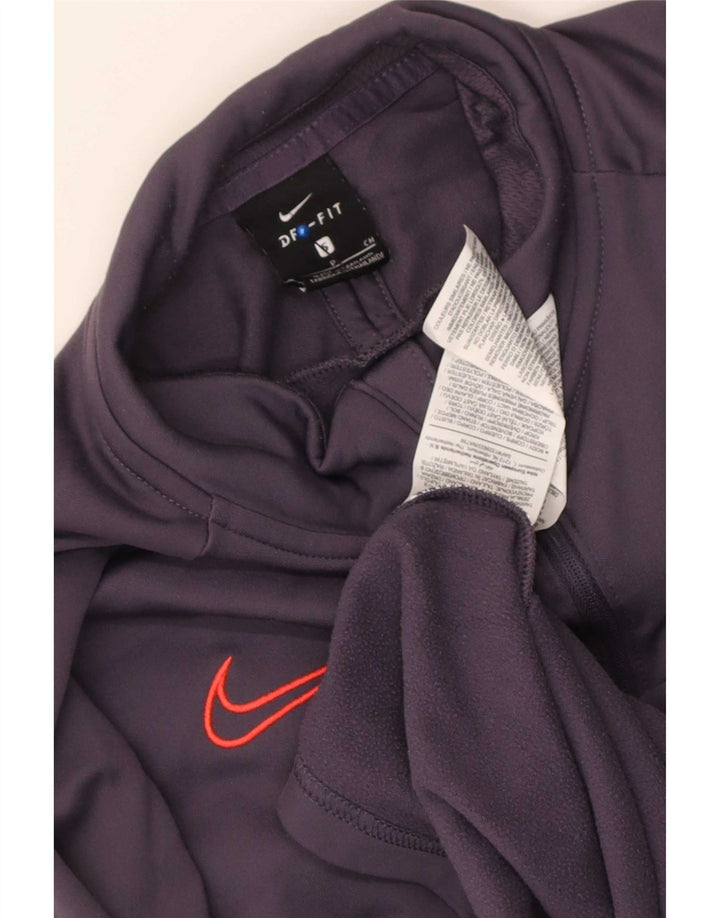 Nike Herren Dri Fit Pullover-Trainingsanzugoberteil mit Reißverschluss, Größe S, Lila, Polyester