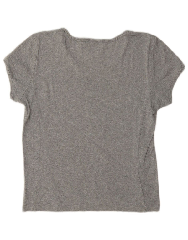 Champion Heritage Classics T-Shirt-Oberteil für Mädchen, 11–12 Jahre, Größe L, Grau