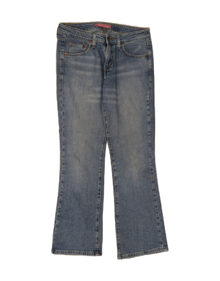 LEVI'S Womens Super Low Bootcut Jeans W32 L30 Blue Vintage Levi's and Second-Hand Levi's from Messina Hembry 