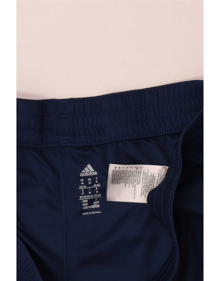 Adidas Damen Climalite Sport Shorts UK 12/14 Medium Marineblau Polyester