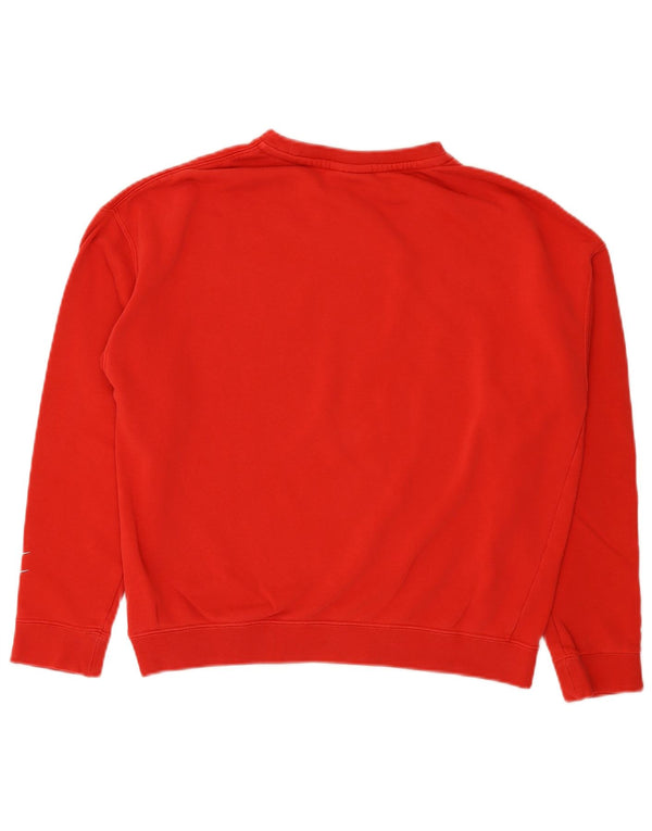 Nike Mädchen Swoosh Graphic Standard Fit Sweatshirt Pullover 13–14 Jahre XL Rot