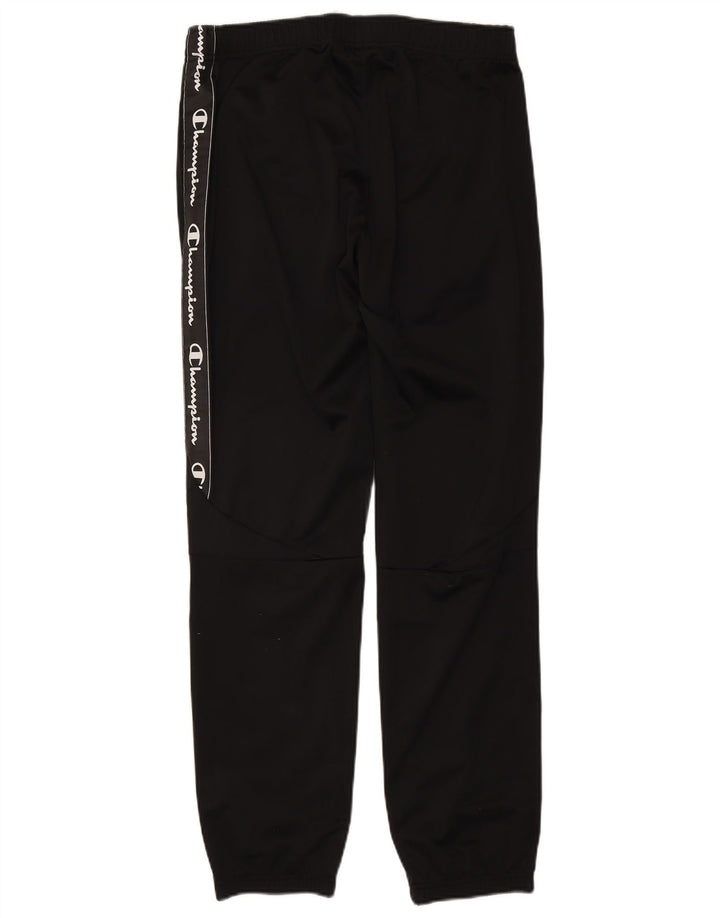 CHAMPION Herren-Trainingsanzug mit Grafik, Jogginghose, Größe L, Schwarz, Polyester