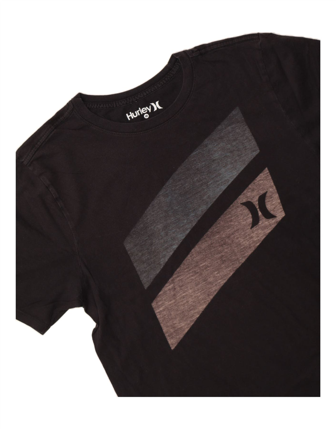 HURLEY Mens Graphic T-Shirt Top Medium Black Cotton Vintage Hurley and Second-Hand Hurley from Messina Hembry 