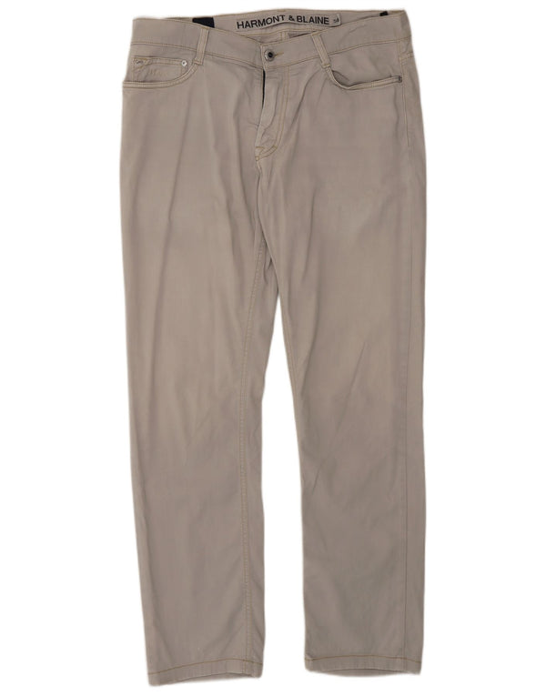 Harmont & Blaine Herren Slim Freizeithose IT 50 Large W34 L30 Grau