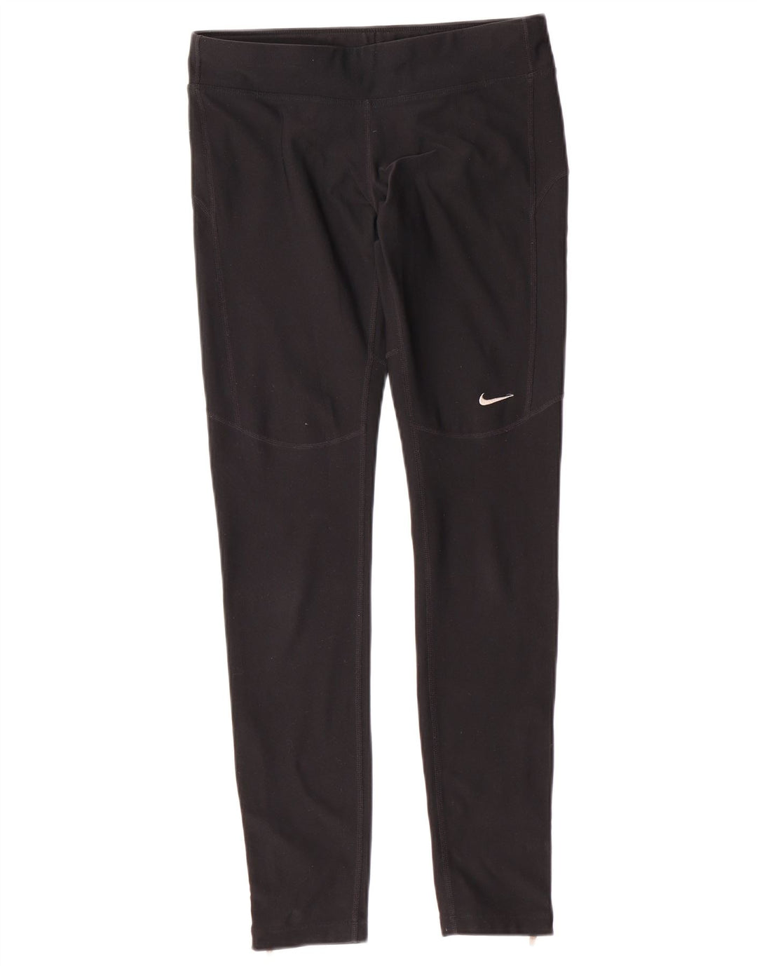 NIKE Damen Leggings UK 10 Small Schwarz Polyester